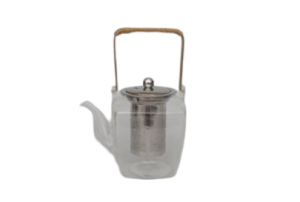 TETERA DE VIDRIO TEMPLADO CON INFUSOR EN ACERO INOXIDABLE 1000ML