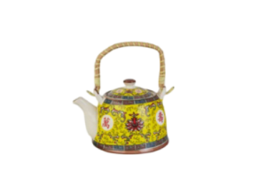 TETERA DE PORCELANA CON INFUSOR EN ACERO INOXIDABLE 900 ML